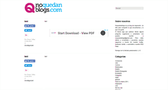 Desktop Screenshot of noquedanblogs.com